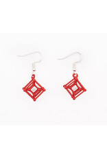 3D Printed Hypercube Earrings | Hanusa Design