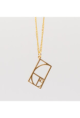 Gold Golden Mean Pendant*