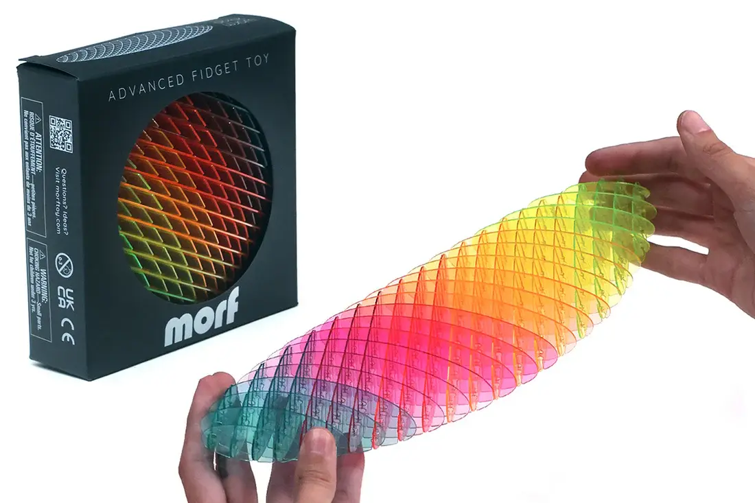 Morf Fidget Worm Big Rainbow