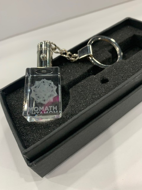 MoMath Light Up Keychain