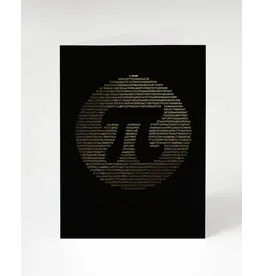 Pi Circle Greeting Card