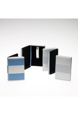 Rollover Business Card Case - Blue/Silver/Silver