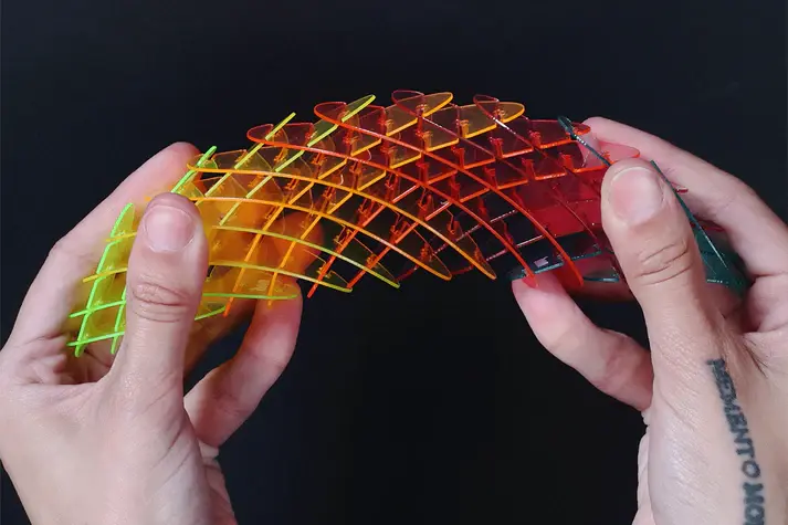Morf Fidget Worm Small Rainbow