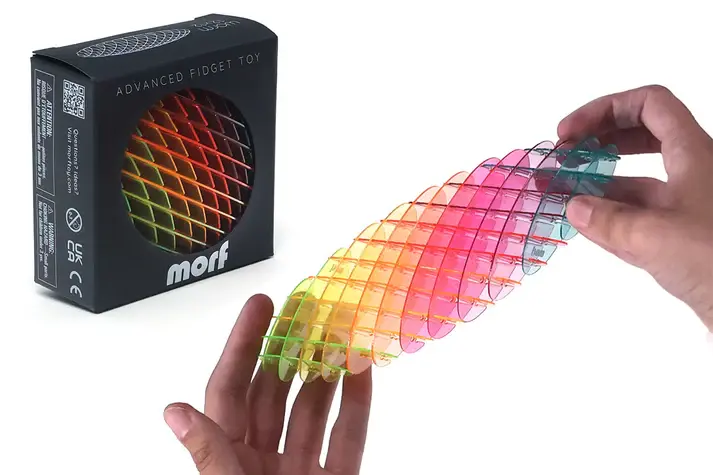 Morf Fidget Worm Small Rainbow
