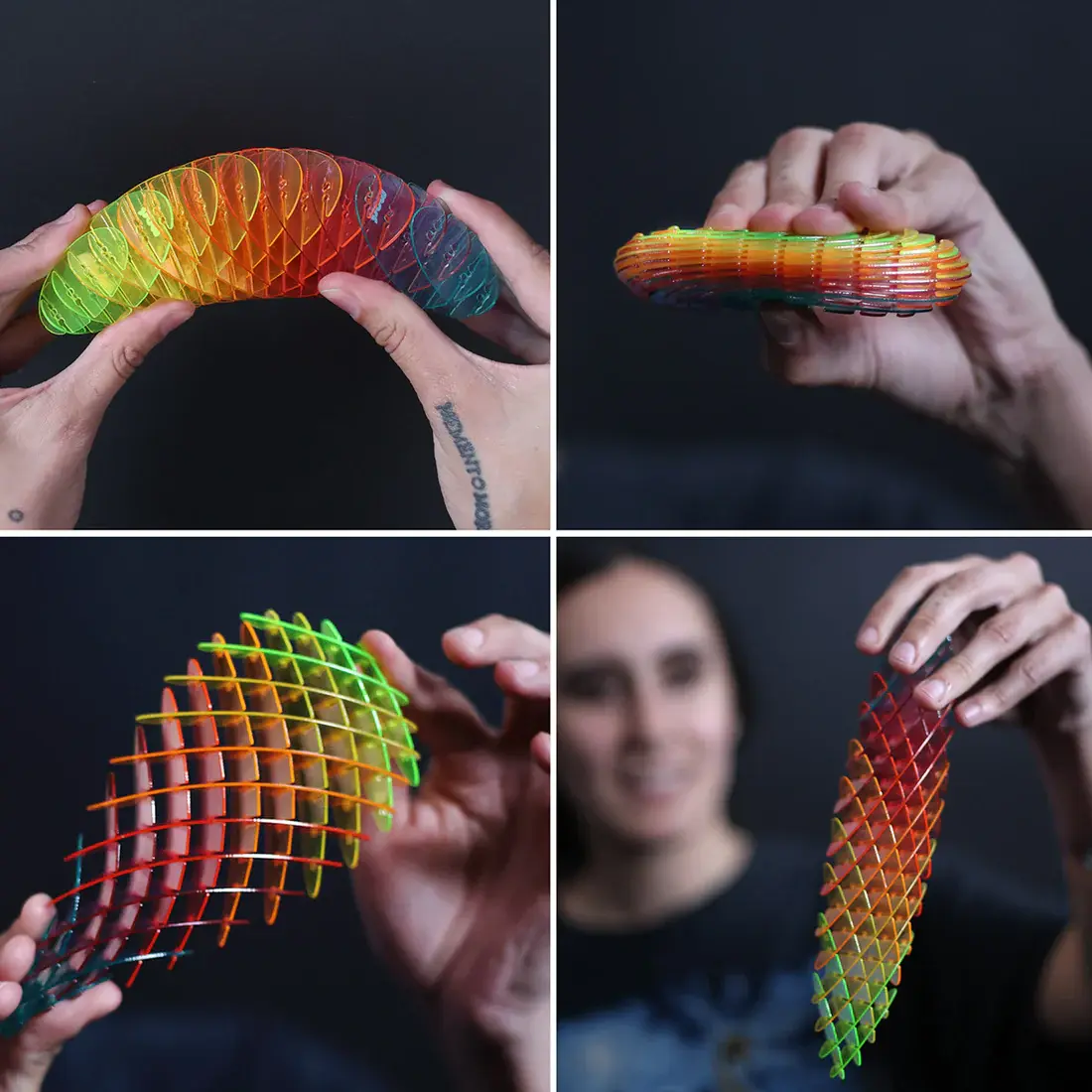 Morf Fidget Worm Small Rainbow