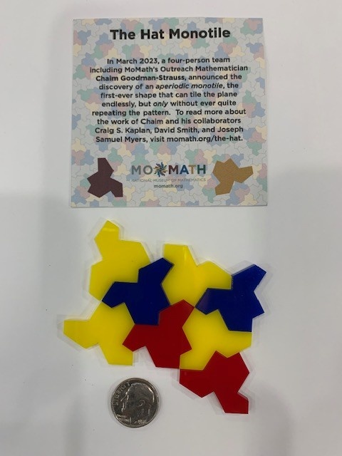 MoMath Hat Monotile Set (8 pieces)