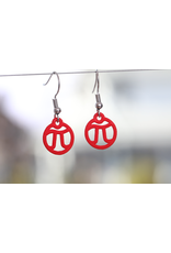 3D Printed Tiny Pi Earrings | Hanusa Design