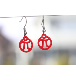 3D Printed Tiny Pi Earrings | Hanusa Design