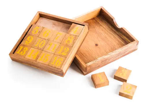 Magic Square / Slide Fifteen (15) Puzzle - Kubiya