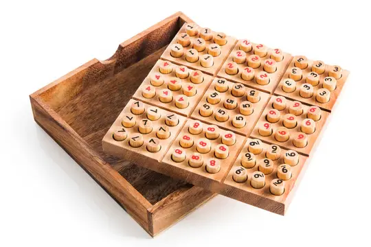 Sudoku Board Set, Wooden, Kubiya