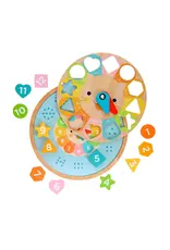 Multi-Language Counting + Colors Wooden Learning Clock