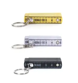 Mini Folding Ruler Keychain