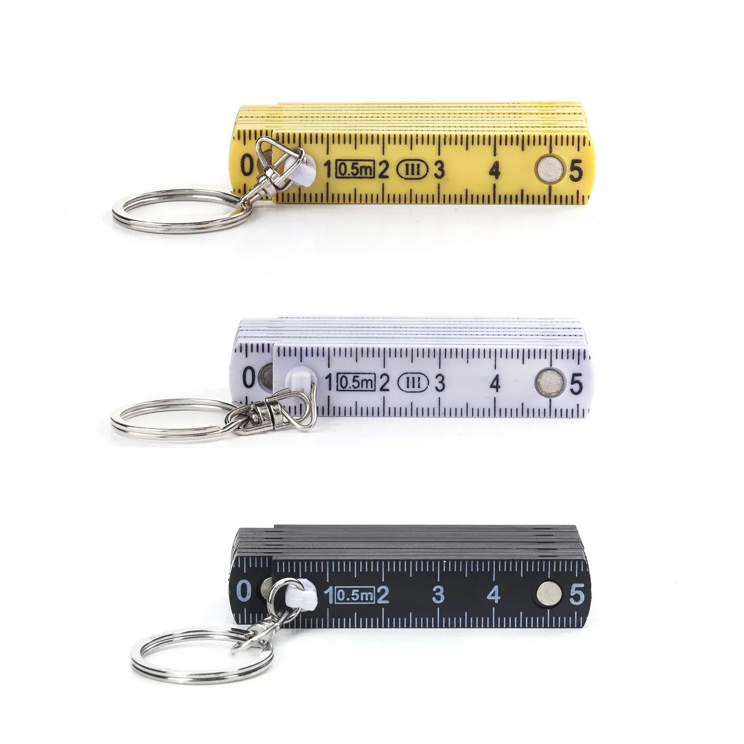 Mini Folding Ruler Keychain