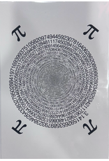 Pi Spiral Greeting Card - DrMathArt