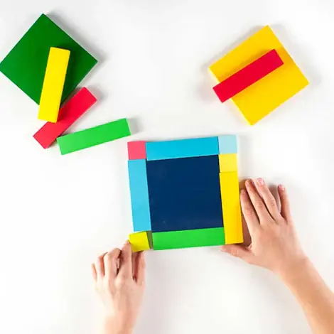 Binomial Squares Puzzle