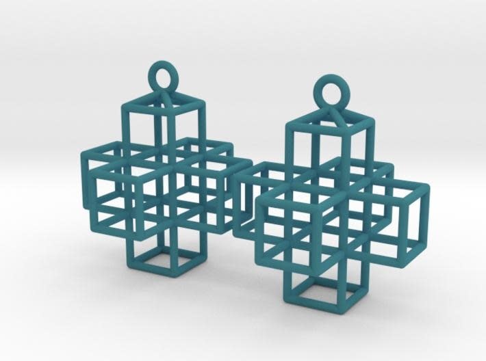 3D Printed Plus Earrings | Hanusa Design All Colors