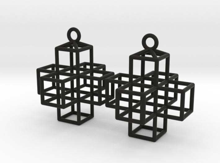 3D Printed Plus Earrings | Hanusa Design All Colors