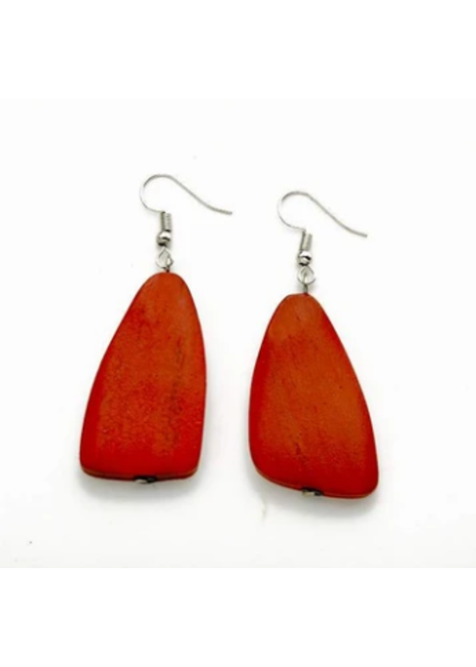 Long Wooden Earrings | Suzie Blue