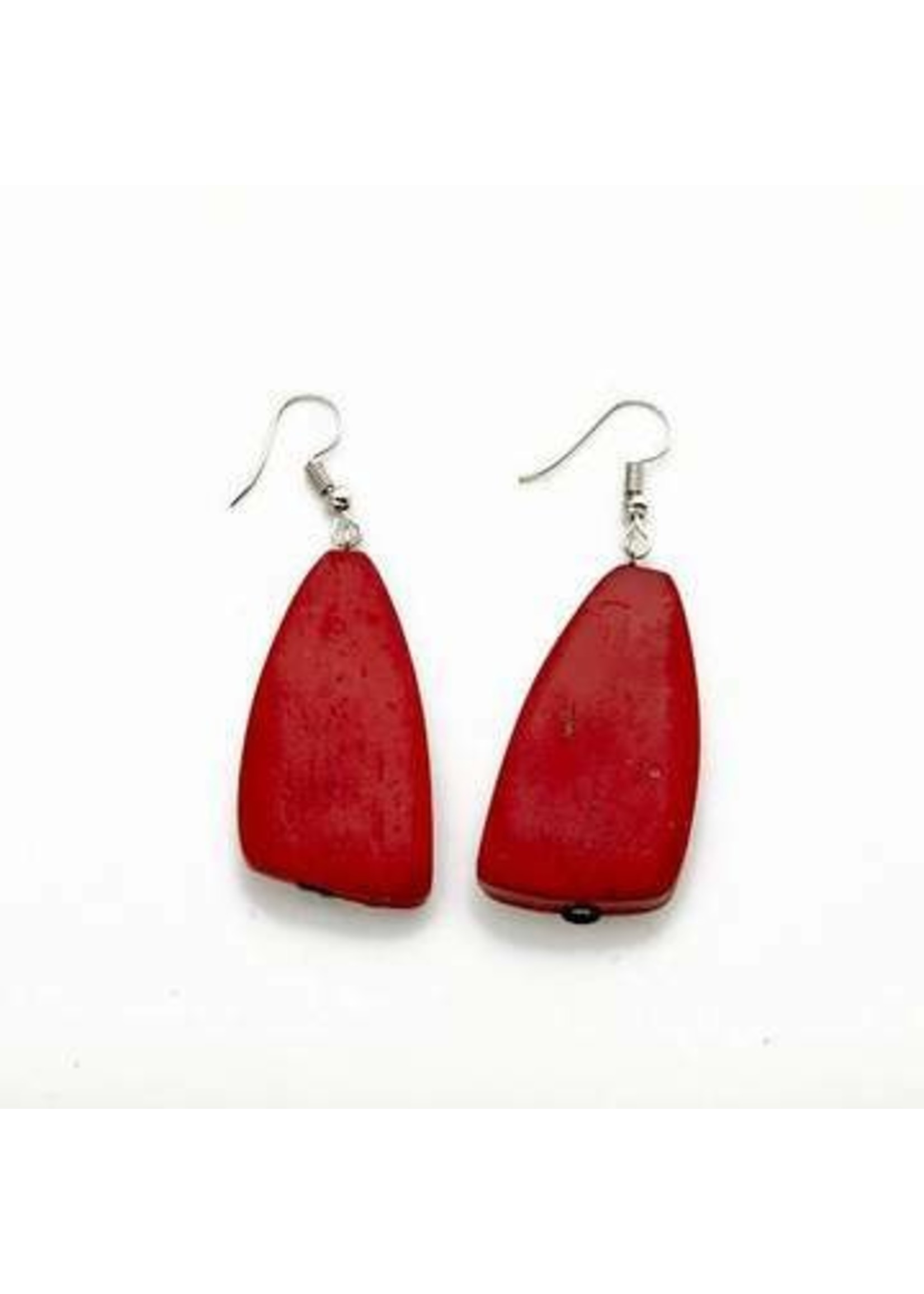 Long Wooden Earrings | Suzie Blue