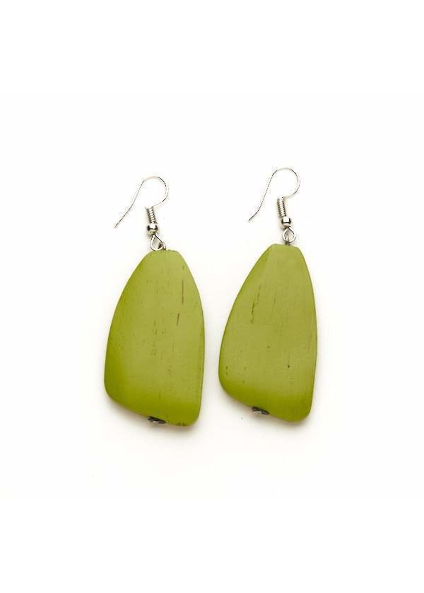 Long Wooden Earrings | Suzie Blue