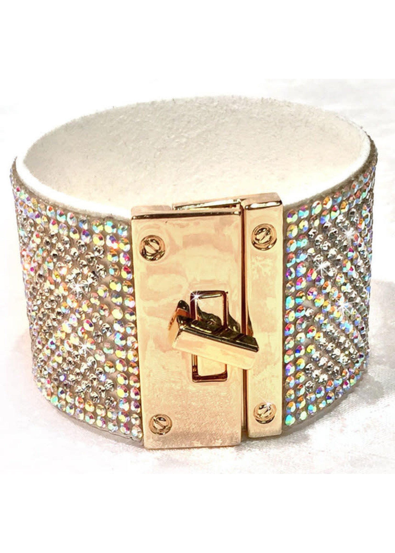 Jacqueline Kent Swarovski Crystal Cuff Bracelet | JK