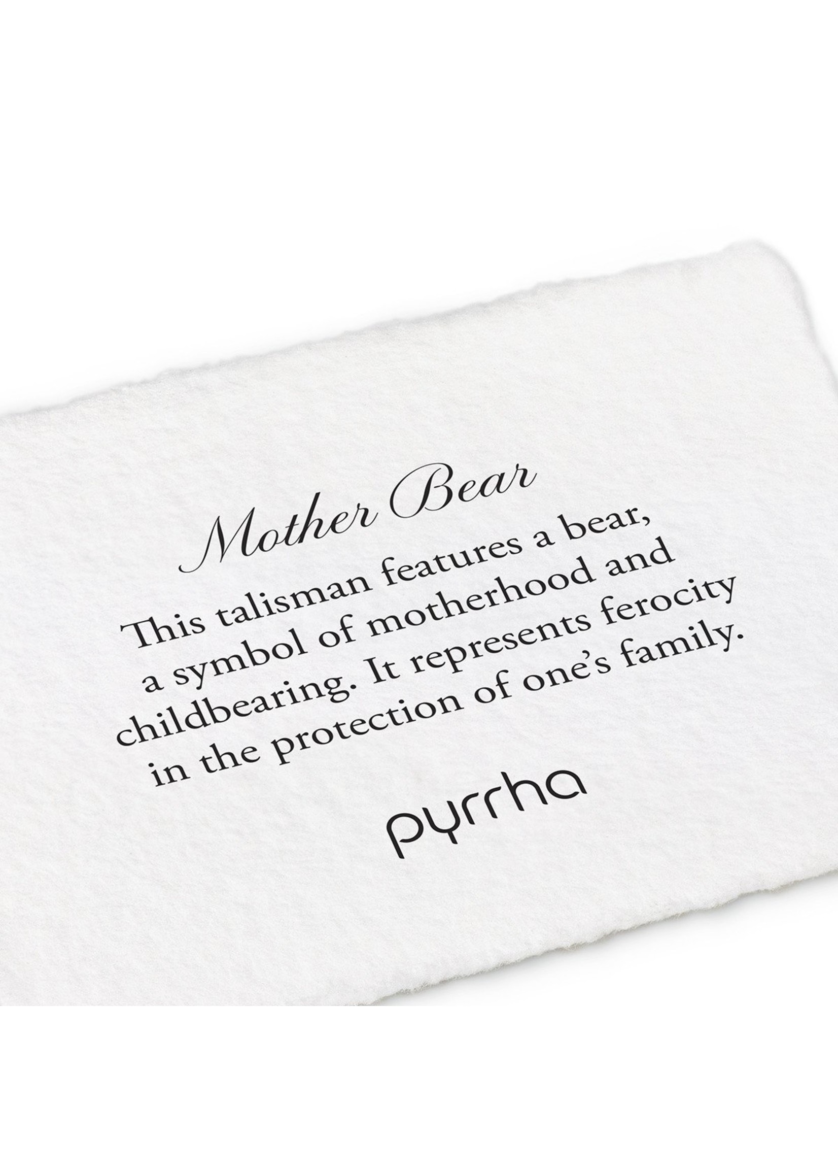 Pyrrha Mother Bear Pyrrha Necklace