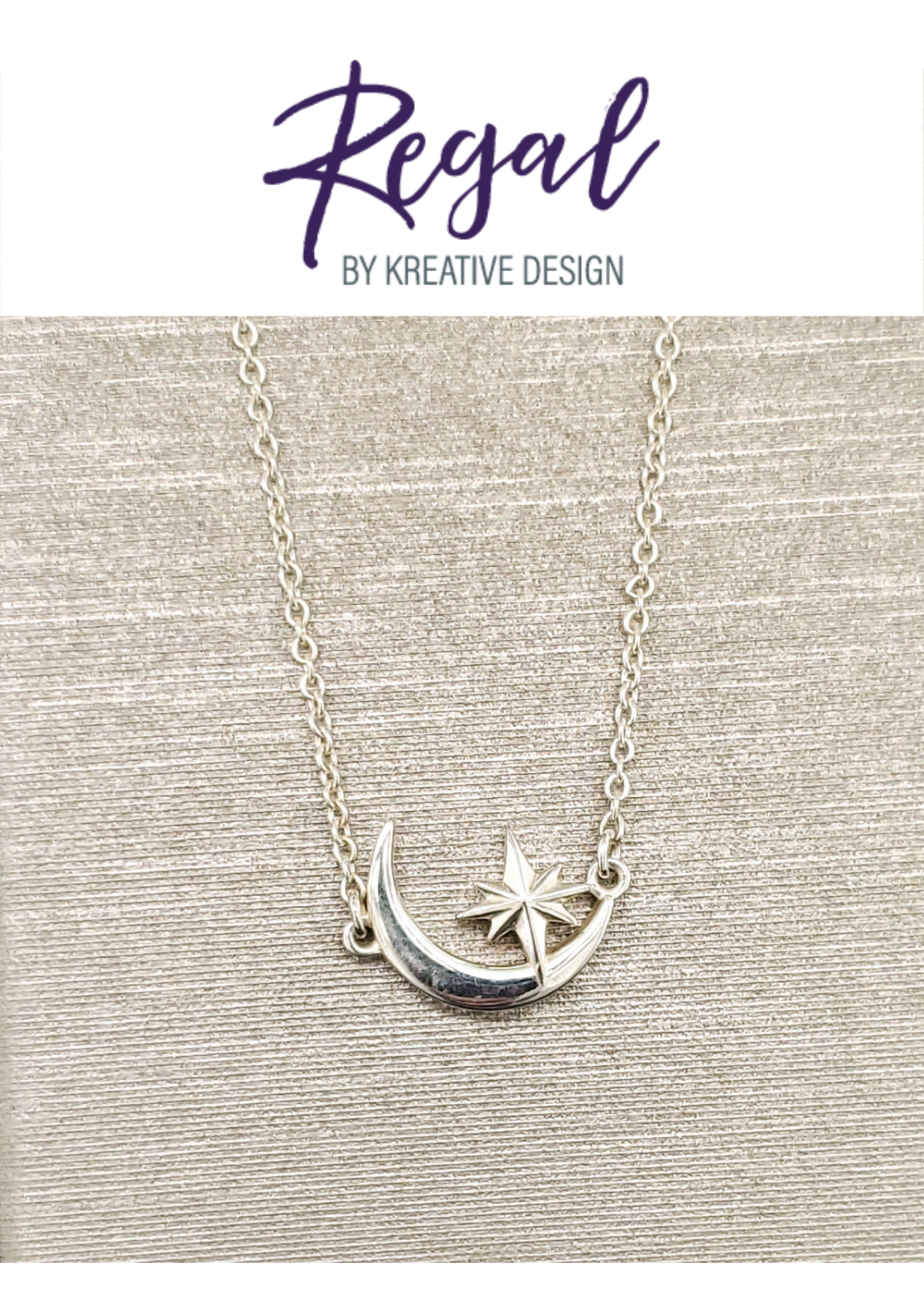KDesign Regal Collection Regal Sun & Moon Necklace