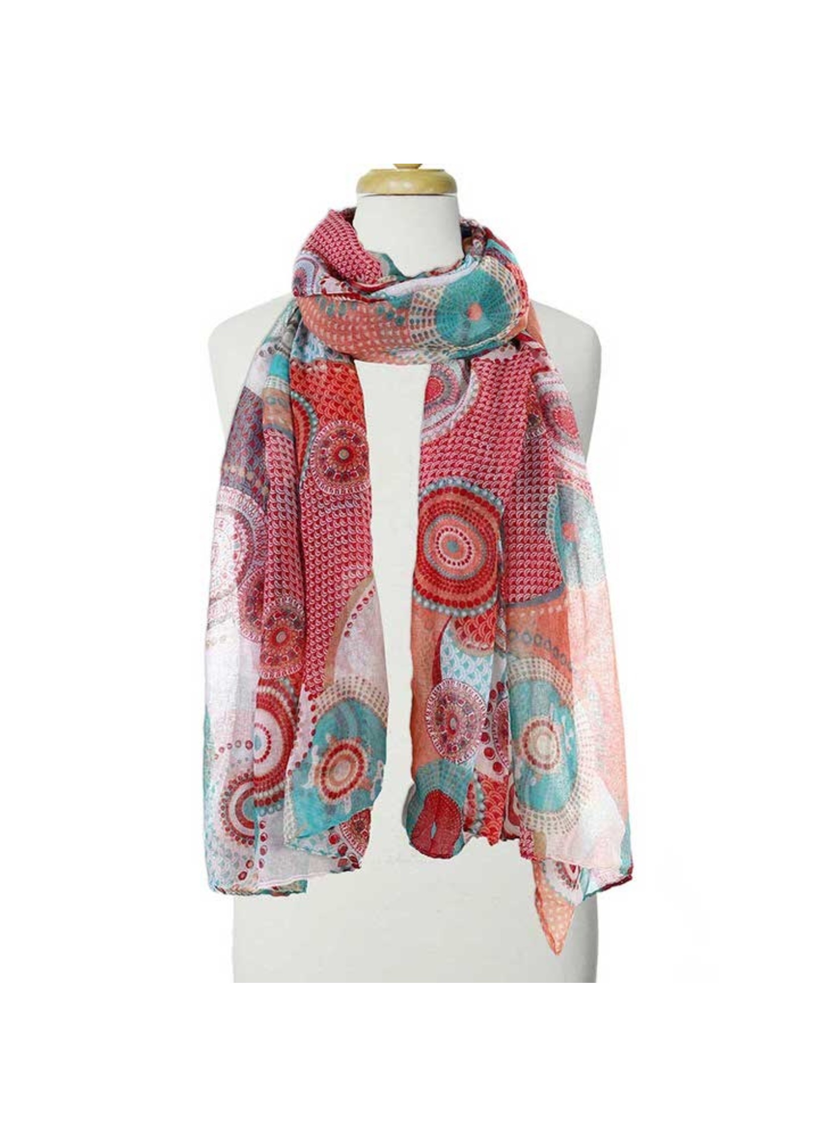 Caracol Round Print Scarf