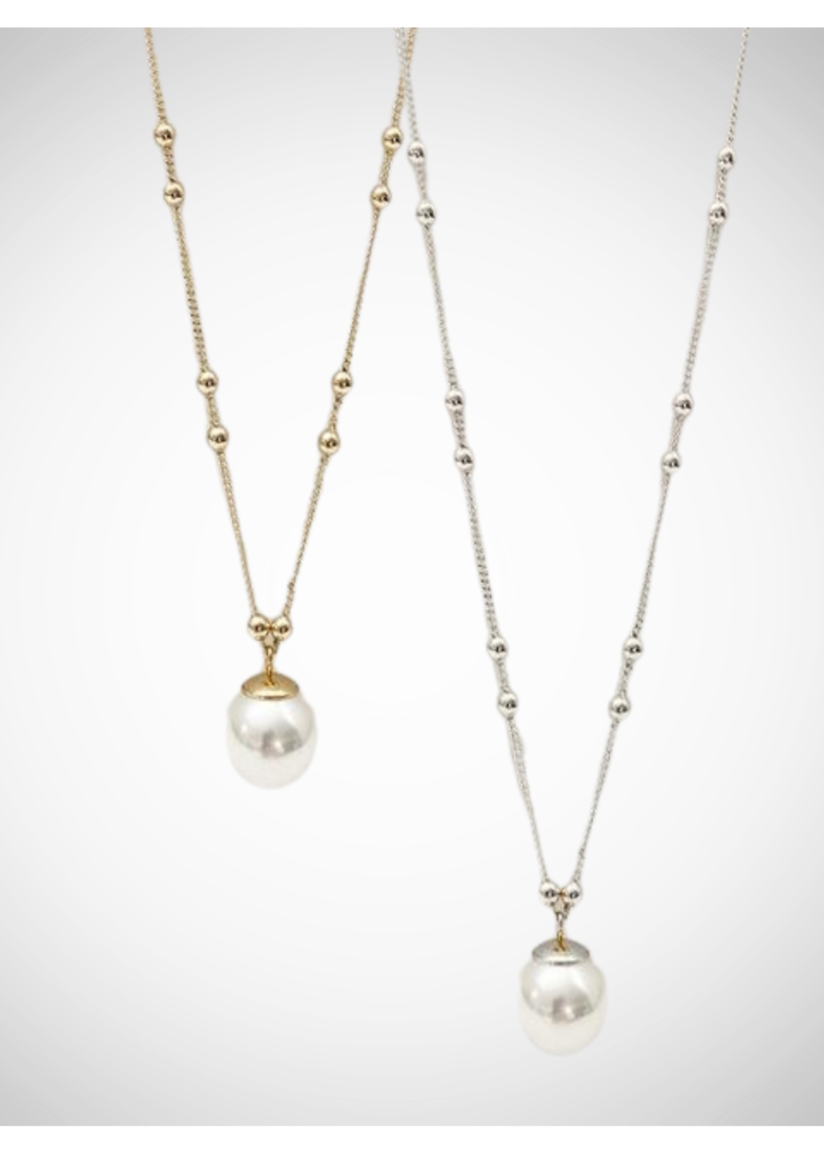 Caracol Pearl Pendant Necklace