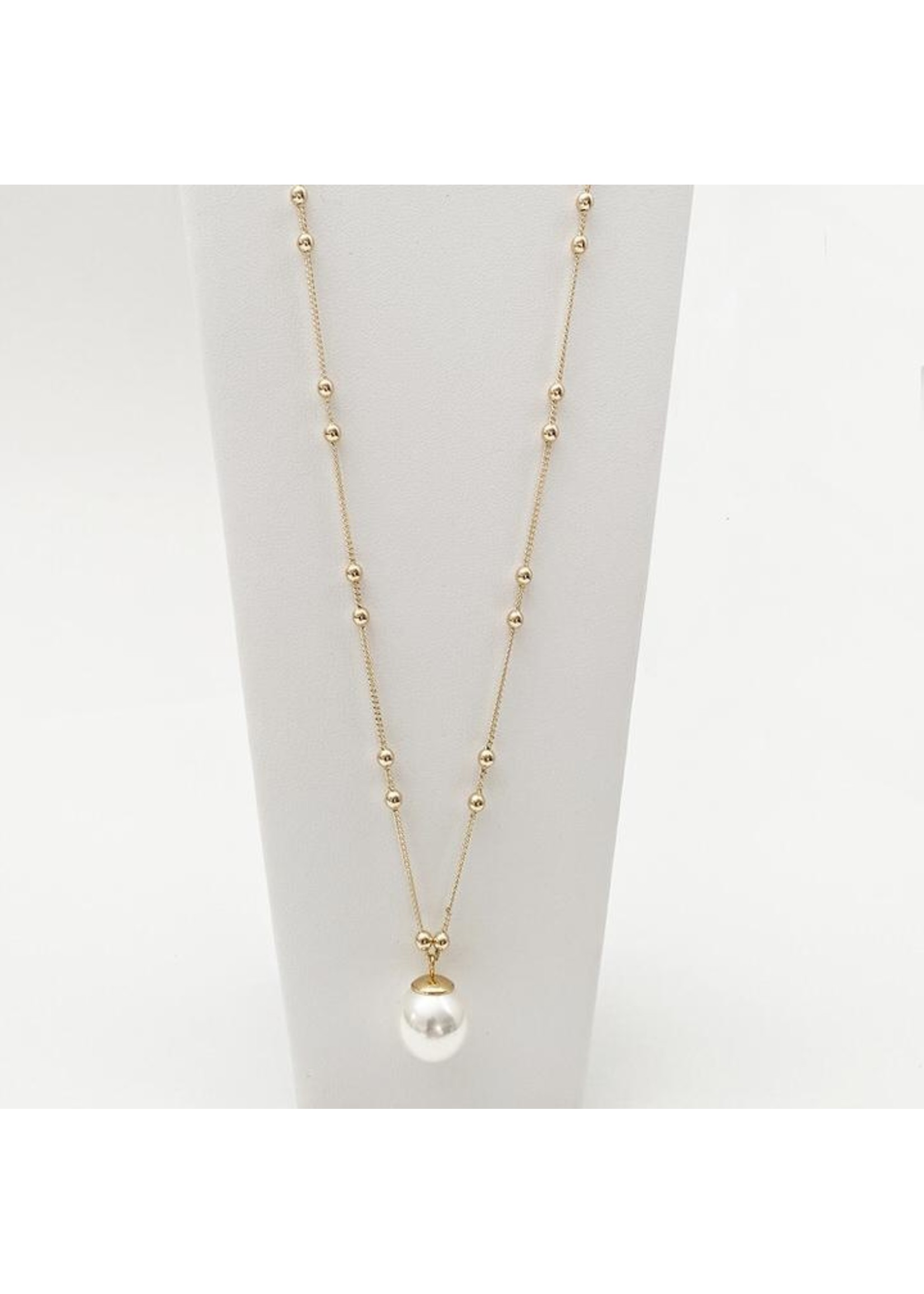 Caracol Pearl Pendant Necklace