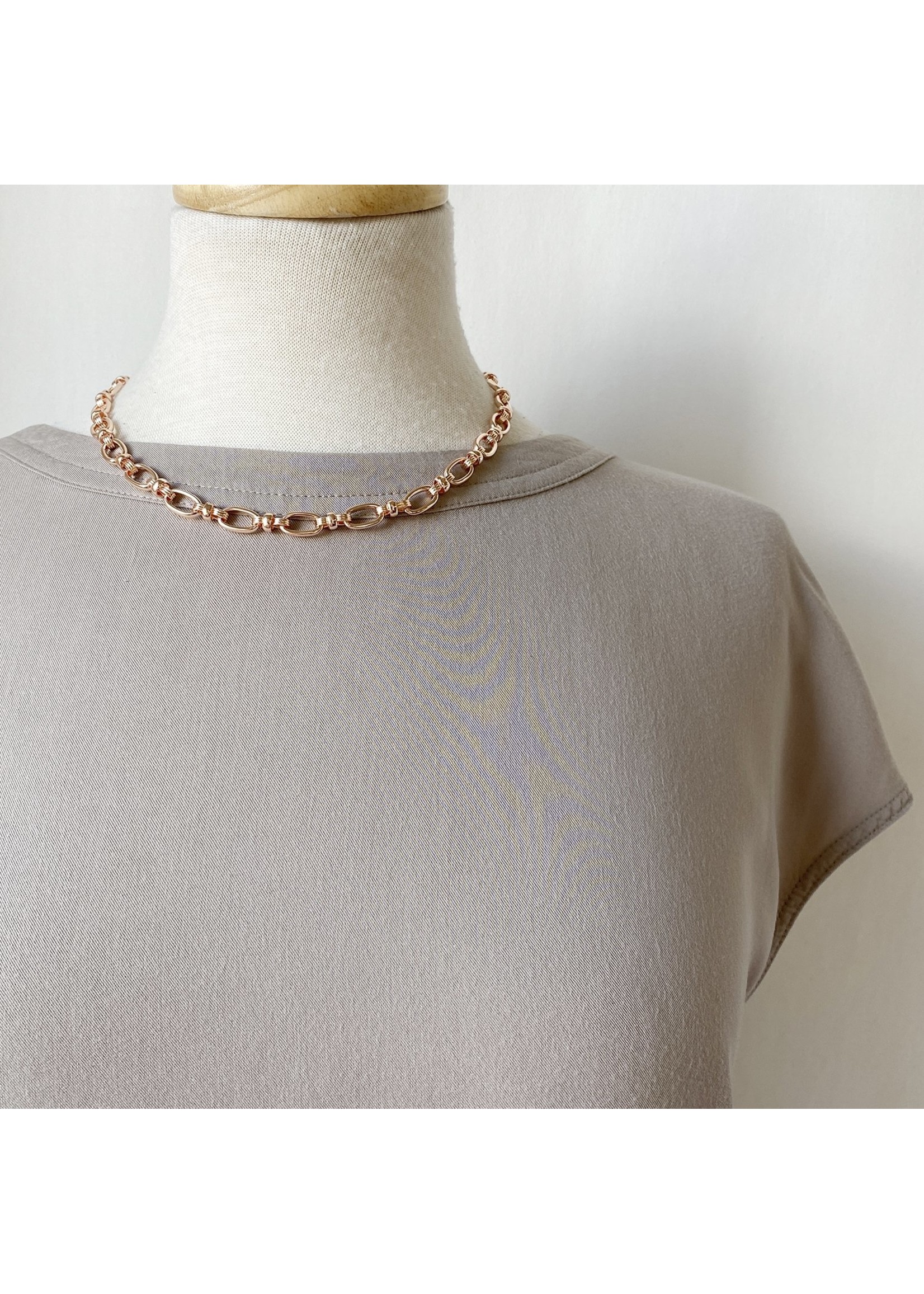 Caracol Single Link Short Necklace