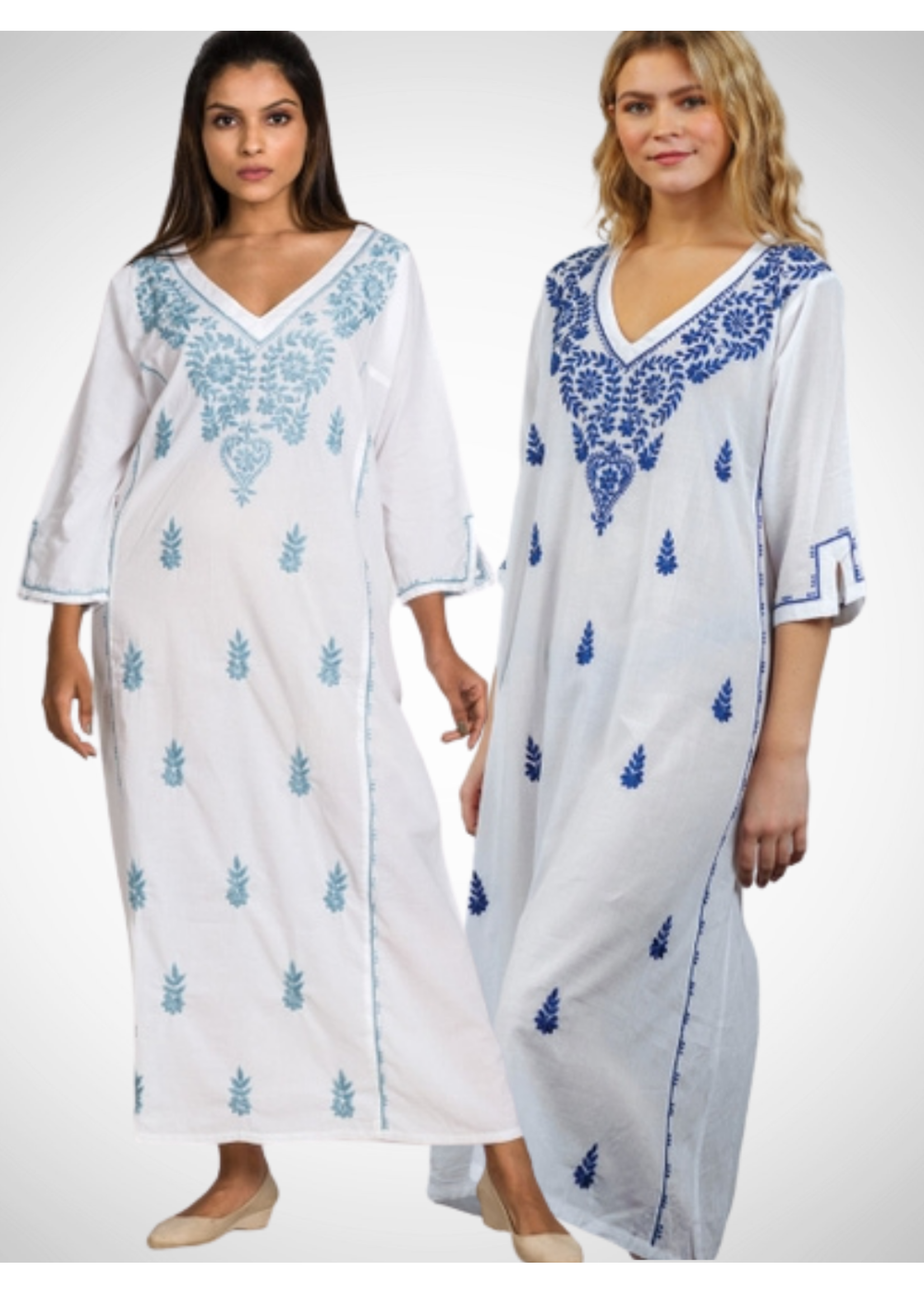 Parama Embroidered Caftans