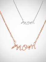 KDesign Regal Collection Mom Script Necklace