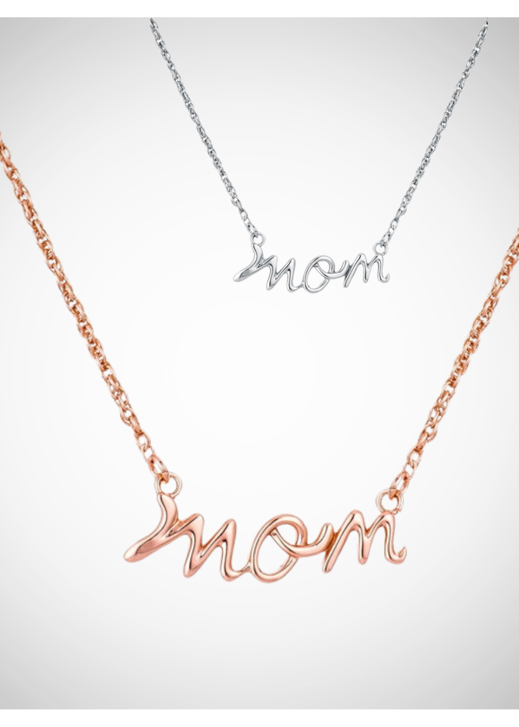 KDesign Regal Collection Mom Script Necklace