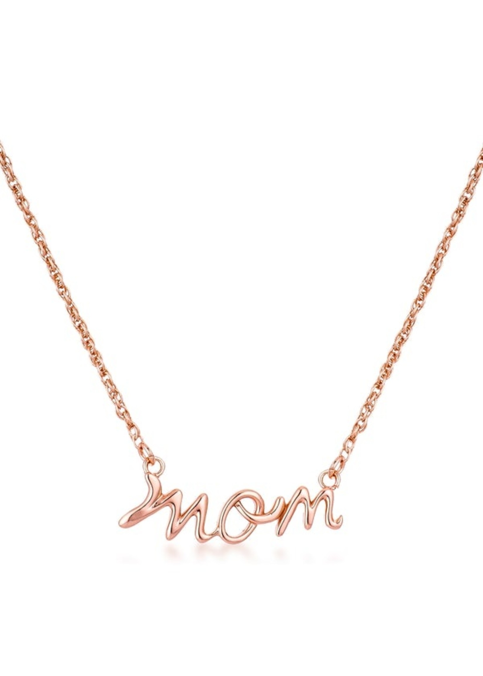 KDesign Regal Collection Mom Script Necklace