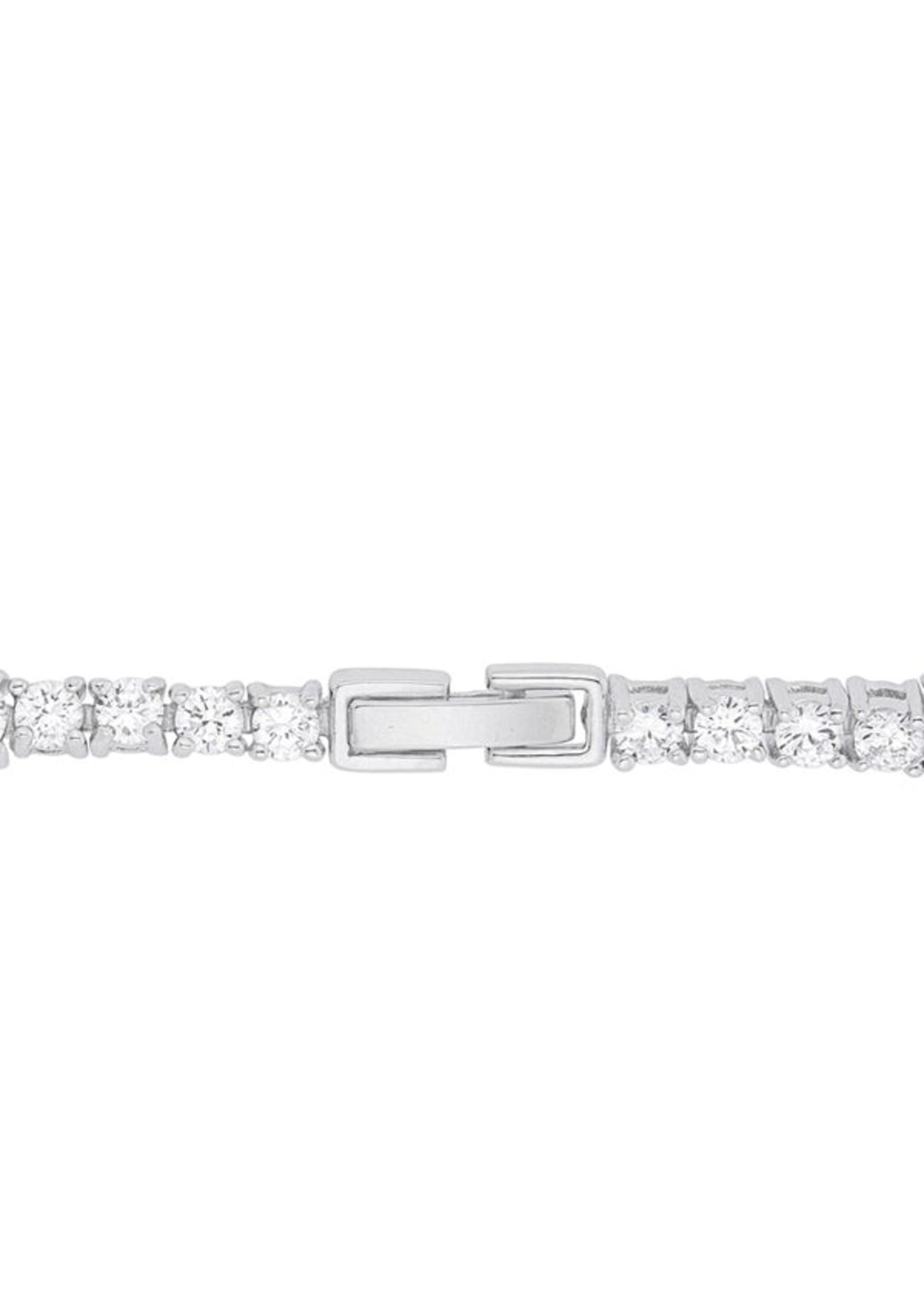 KDesign Regal Collection Elegant Pear and Round Cubic Zirconia Tennis Bracelet