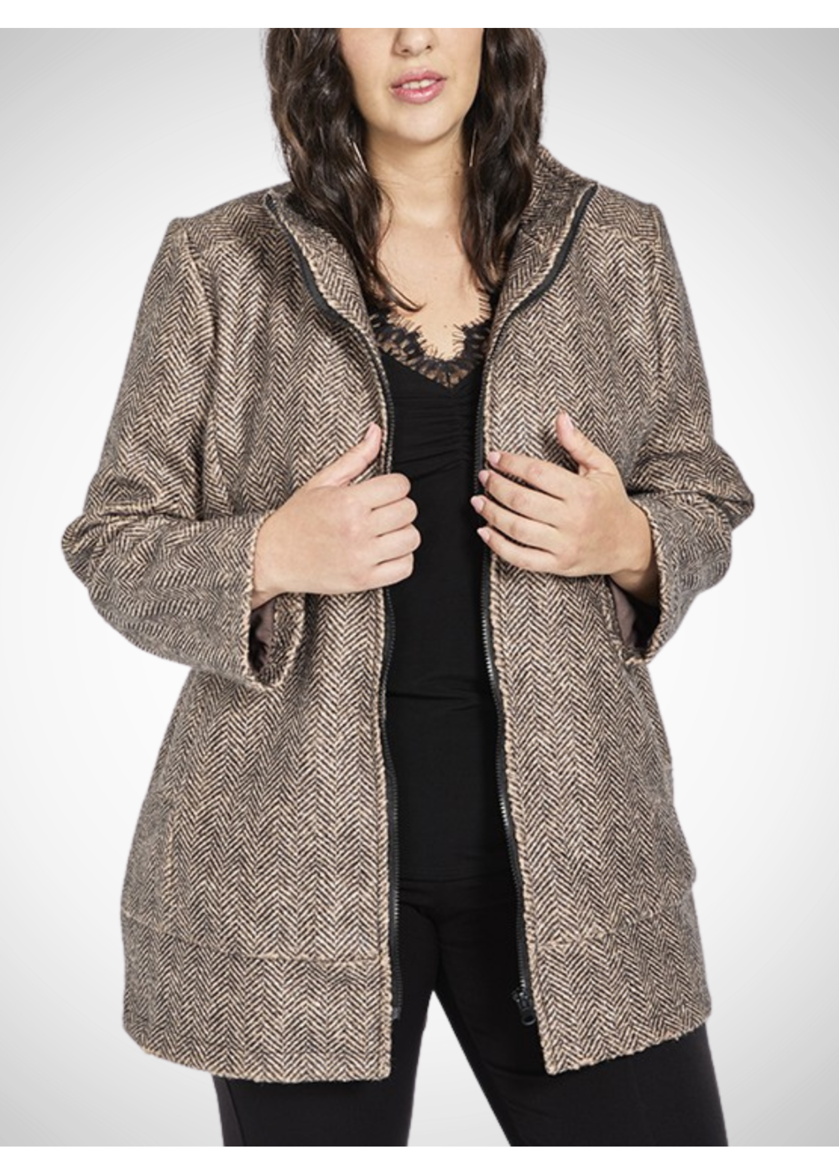 SPG Woman Herringbone Coat