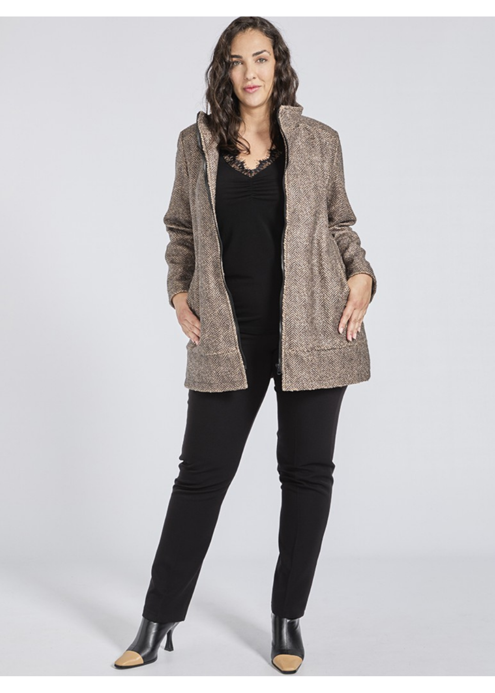 SPG Woman Herringbone Coat