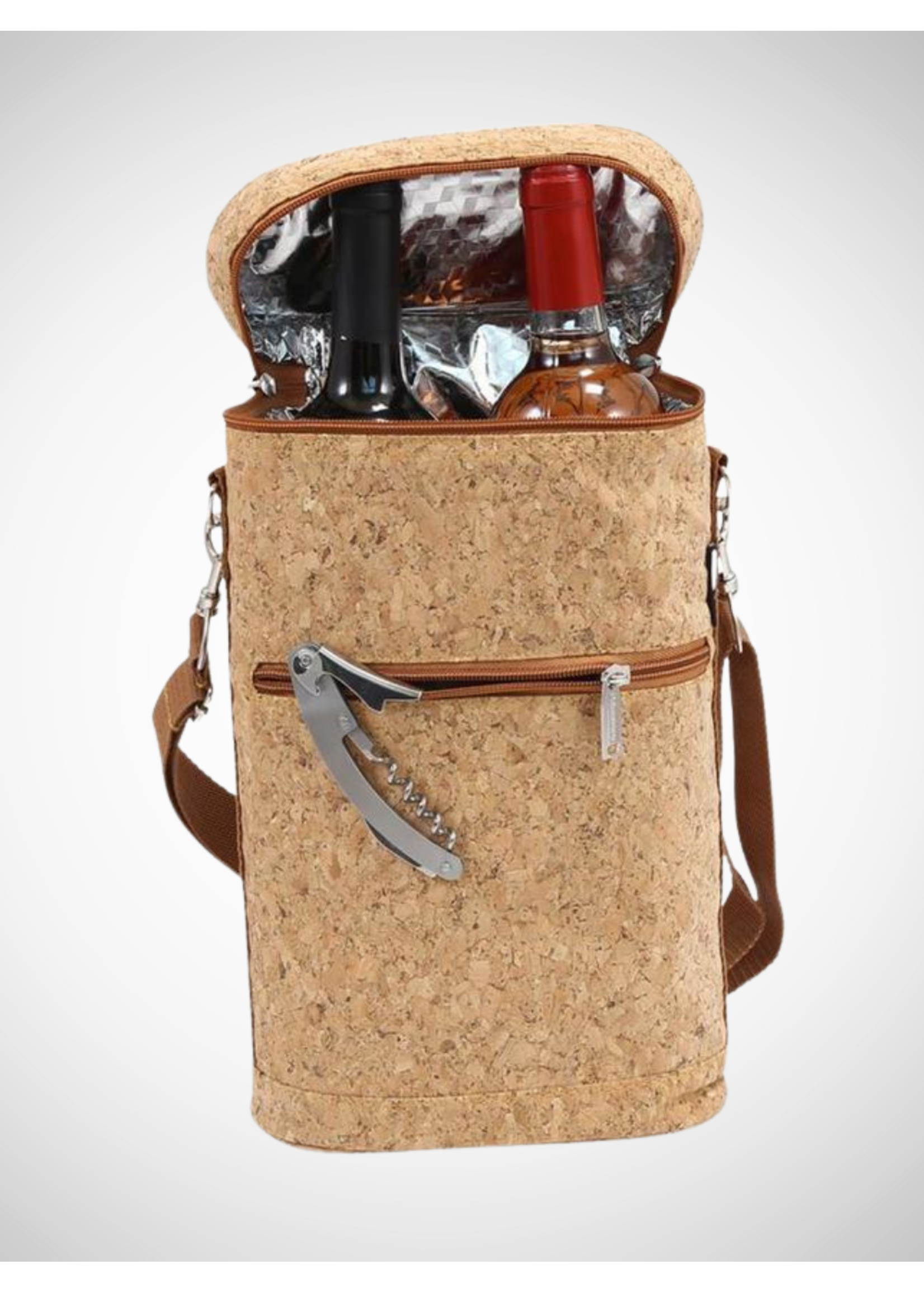 Wine Duffel Tote Cork