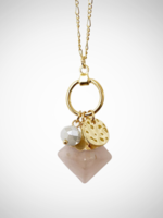 Caracol Delicate Rose Quartz Necklace