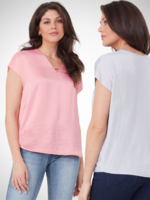 Cece V Neck Top