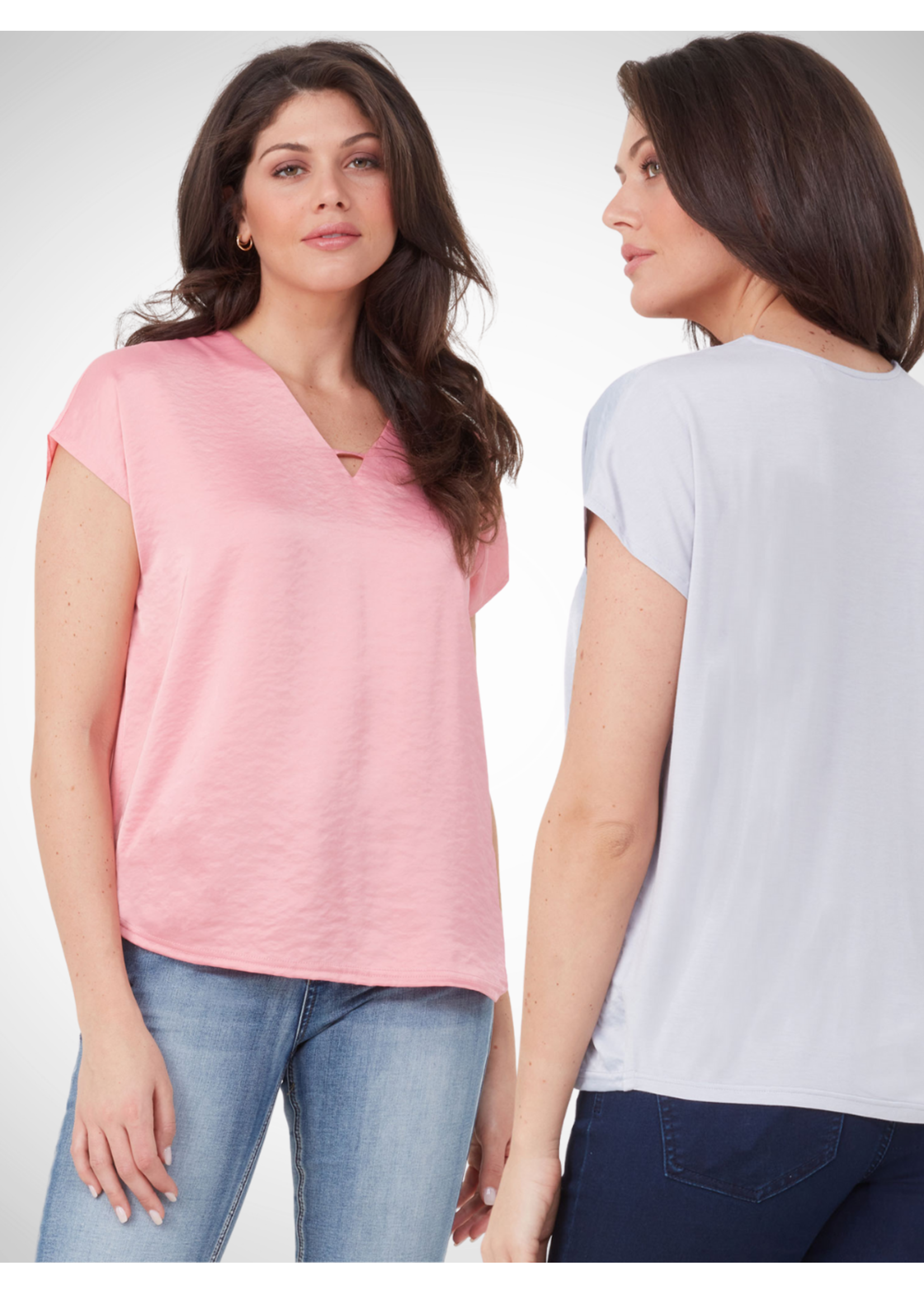 Cece V Neck Top