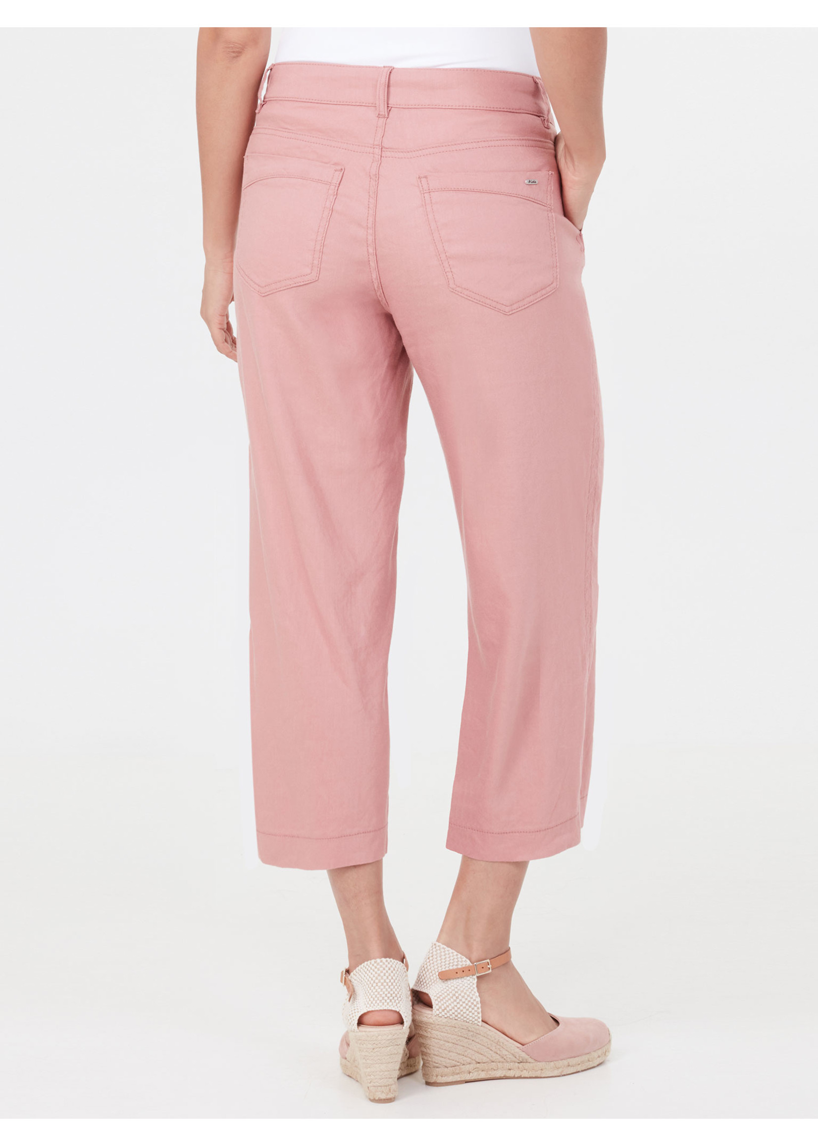 Lois Blackbull Apparel Gaucho High Waist Pant Rose Water