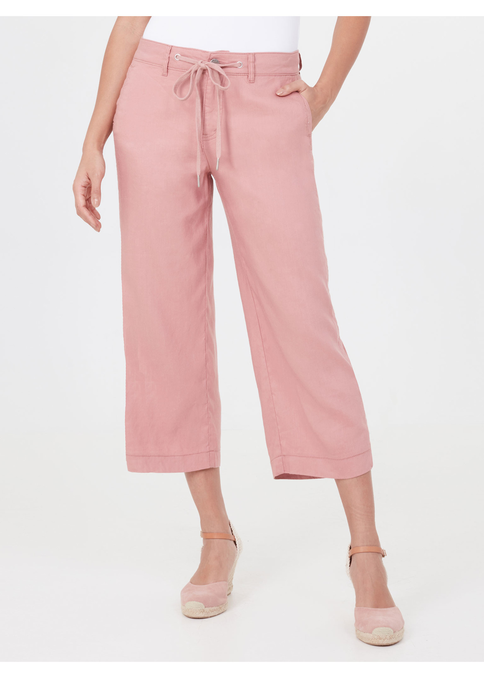 Lois Blackbull Apparel Gaucho High Waist Pant Rose Water