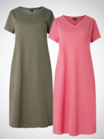 Plain Midi Dress