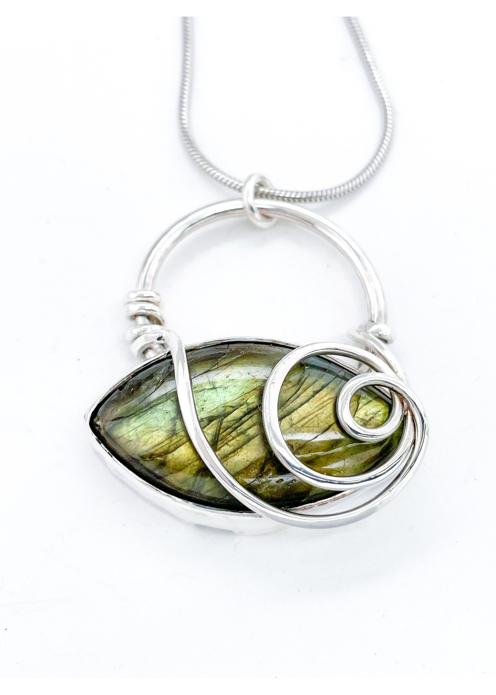 Labradorite in Sterling Silver for KDX by Gayle Bird: Eye Know