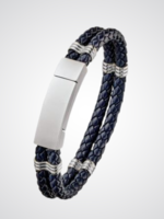Alpine International Leather Bracelet 8.5mm