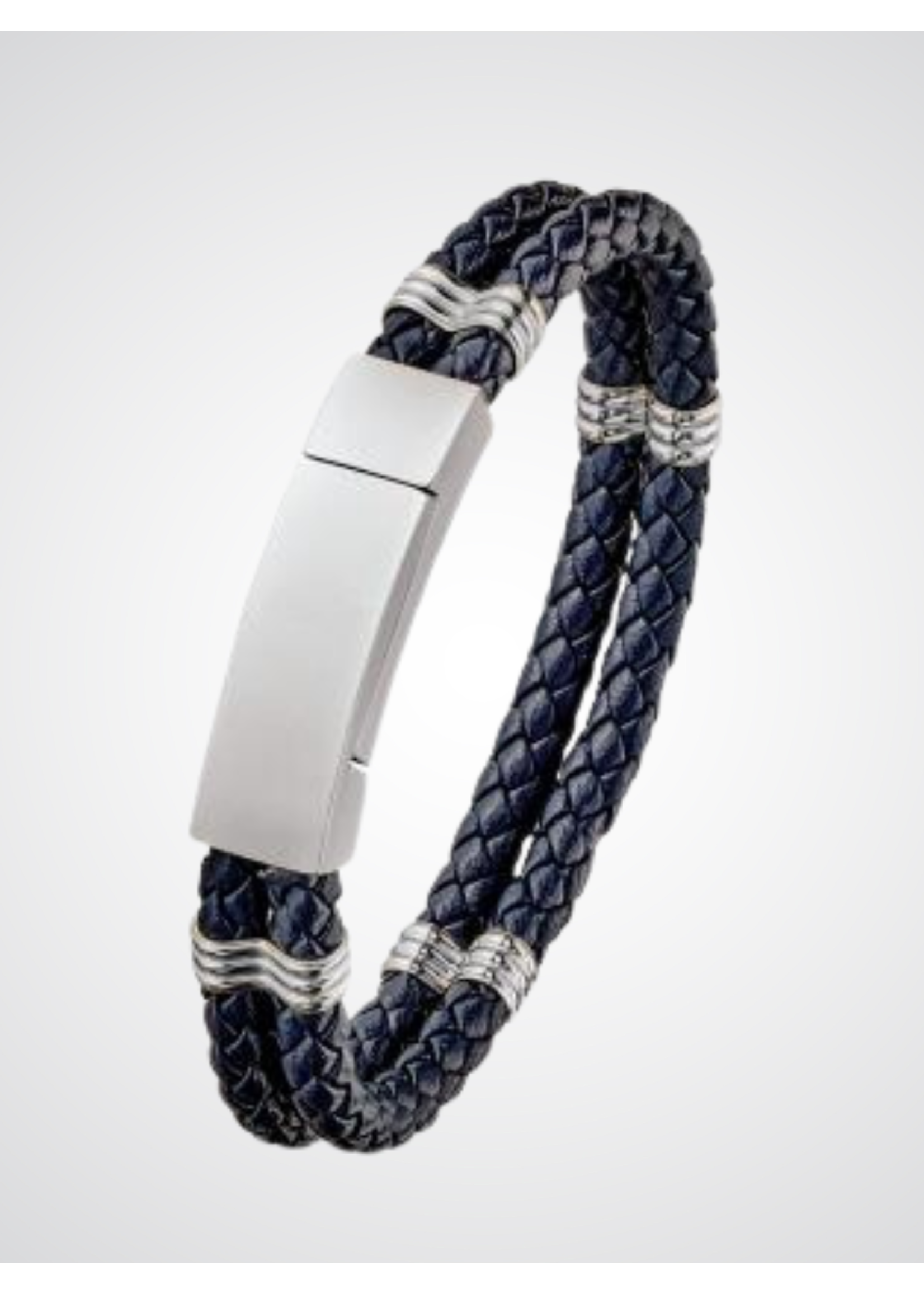 Alpine International Leather Bracelet 8.5mm