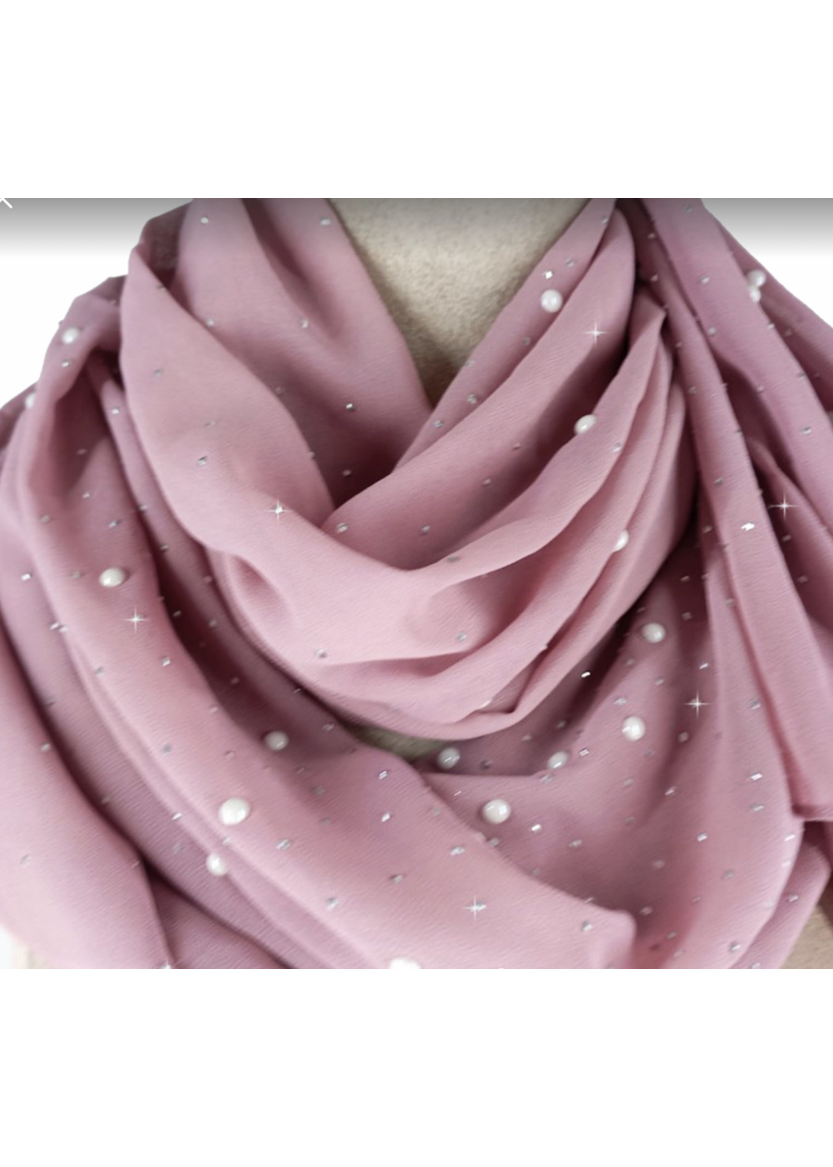 Jacqueline Kent JK Embellished Pearl Scarf