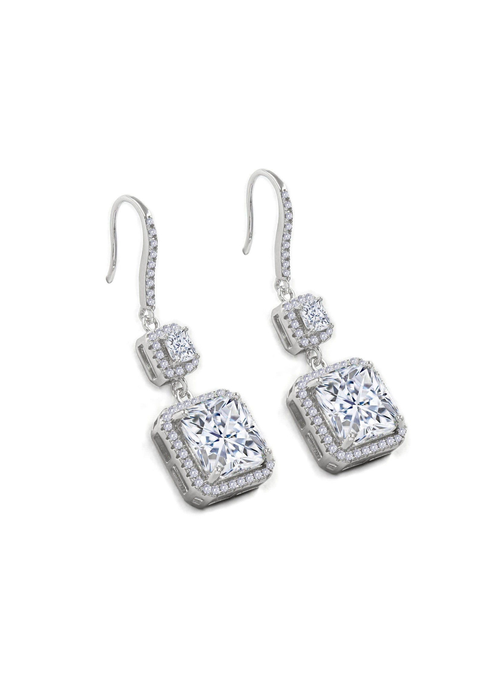 Anna Zuckerman Luxury AZL Arabella 06 Diamond White Earrings